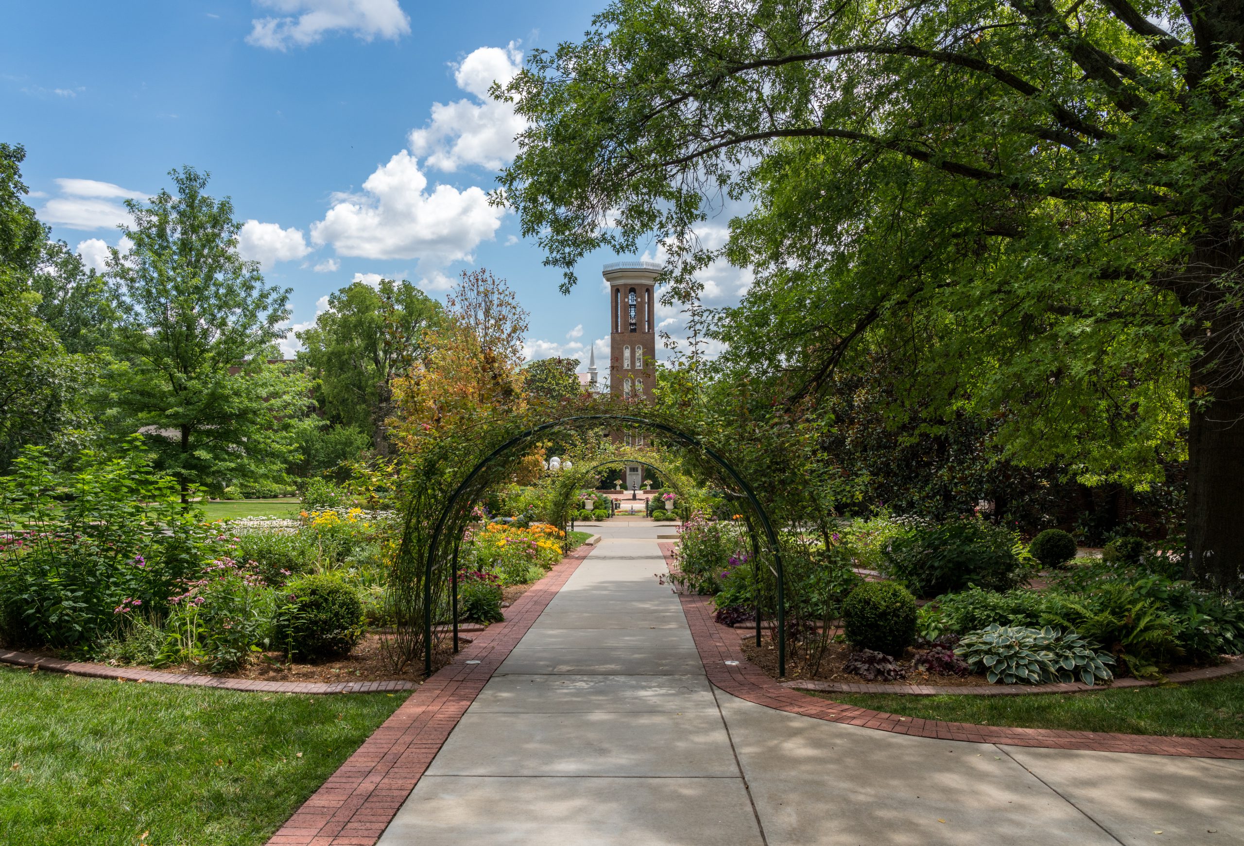 Garden of Belmont Mansion